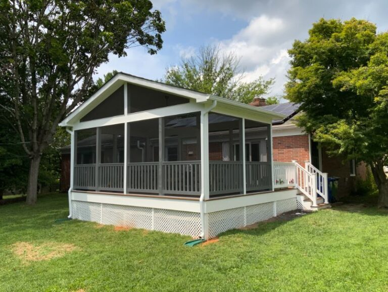 Why Build a Screened Porch in Fall? - Freedom Fence and Home